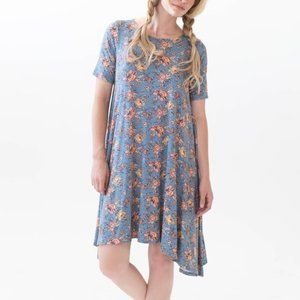 Agnes & Dora Sway Dress Floral Blue NWT